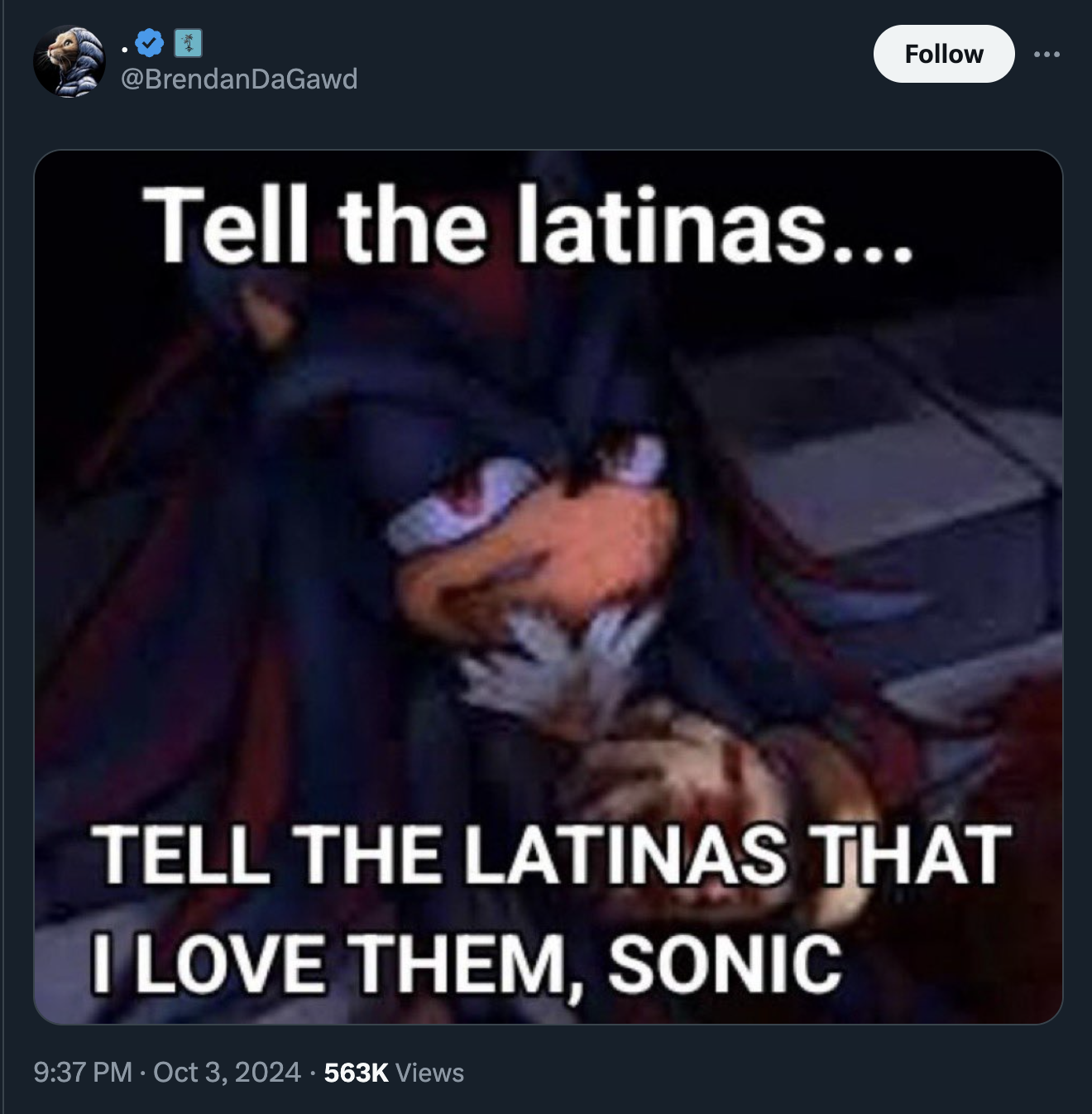 tell the latinas sonic - Tell the latinas... Tell The Latinas That I Love Them, Sonic Views